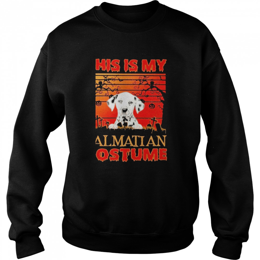 This is my Dalmatian Costume vintage Halloween  Unisex Sweatshirt