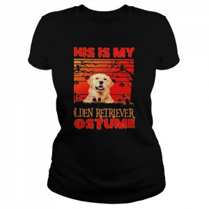 This is my Golden Retriever Costume vintage Halloween  Classic Women's T-shirt