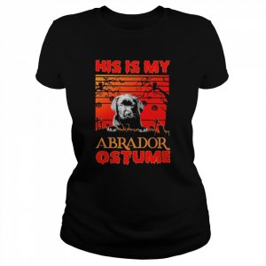 This is my Labrador Costume vintage Halloween  Classic Women's T-shirt