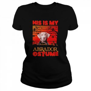 This is my Silver Labrador Costume vintage Halloween  Classic Women's T-shirt