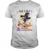 Tibetan Spaniel Just A Girl Who Loves Dogs And Halloween Shirt Classic Men's T-shirt