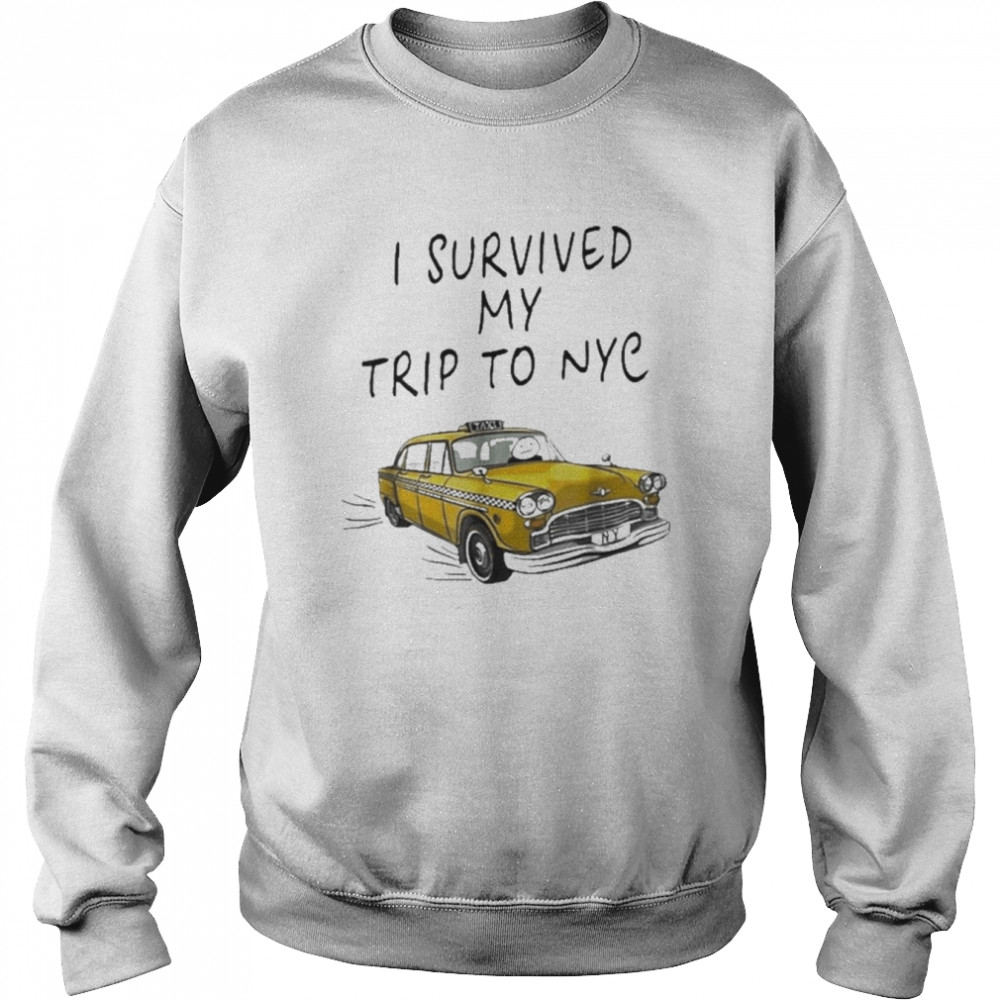 Tom Holland I Survived My Trip To Nyc Spiderman Thsafeplace Shirt Unisex Sweatshirt