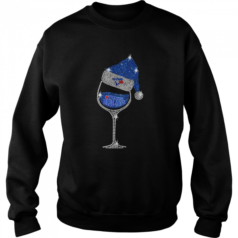 Toronto Blue Jays Noel hat glass Christmas  Unisex Sweatshirt