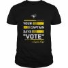 Toronto Blue Jays Your Captain Says Vote Captain Kirk Signature Shirt Classic Men's T-shirt