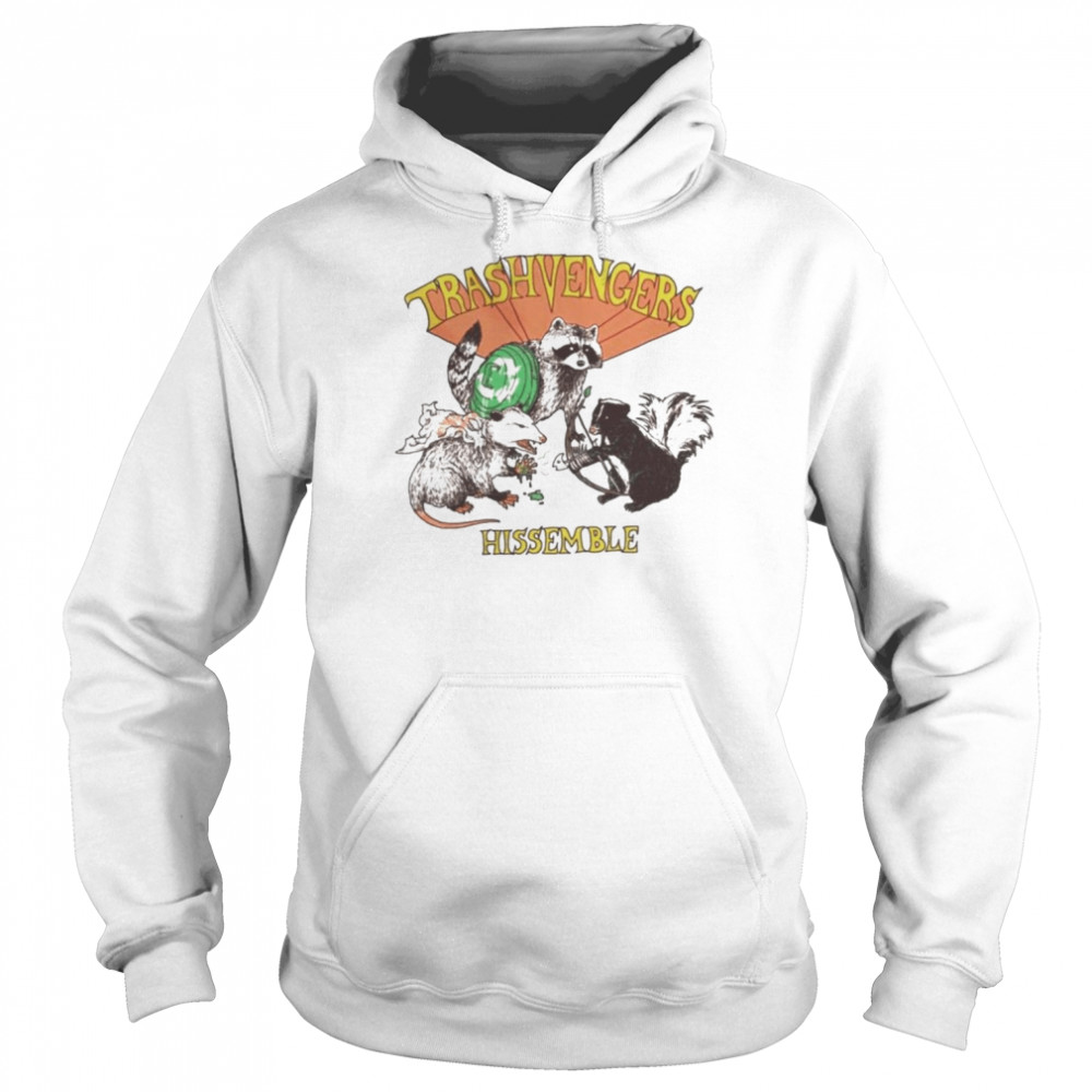 Trasnvengers Hissemble Opossum Raccoon Avengers  Unisex Hoodie