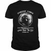 Tree rings camping graphic print outdoors  Classic Men's T-shirt