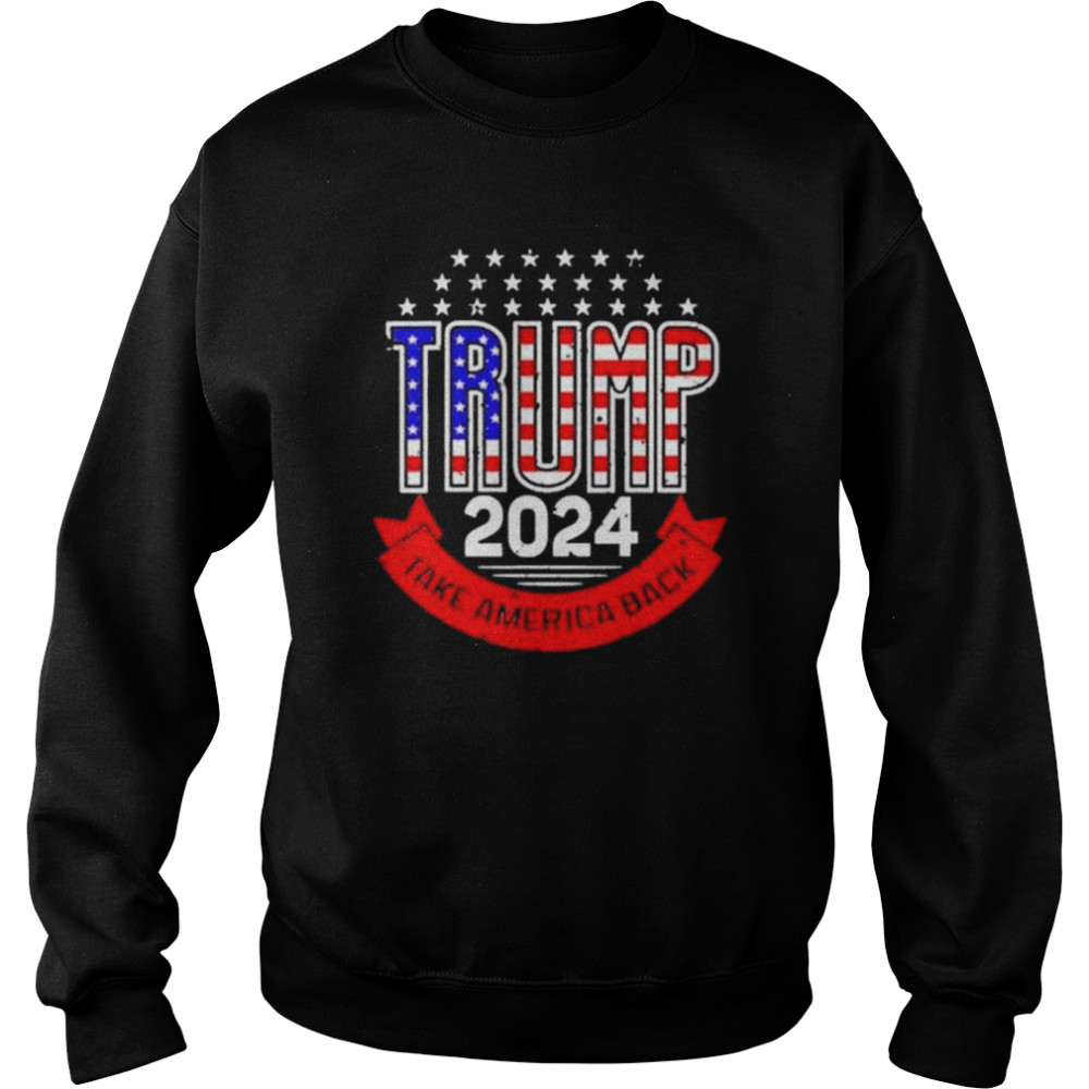 Trump 2024 take america back eagle save america again 2022  Unisex Sweatshirt