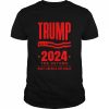 Trump 2024 the return make liberals cry again election  Classic Men's T-shirt