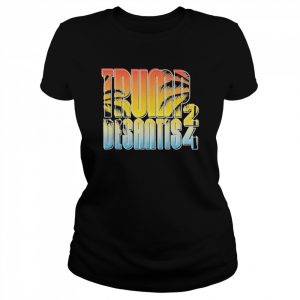 Trump DeSantis 2024 Tropical Florida Gradient Shirt Classic Women's T-shirt