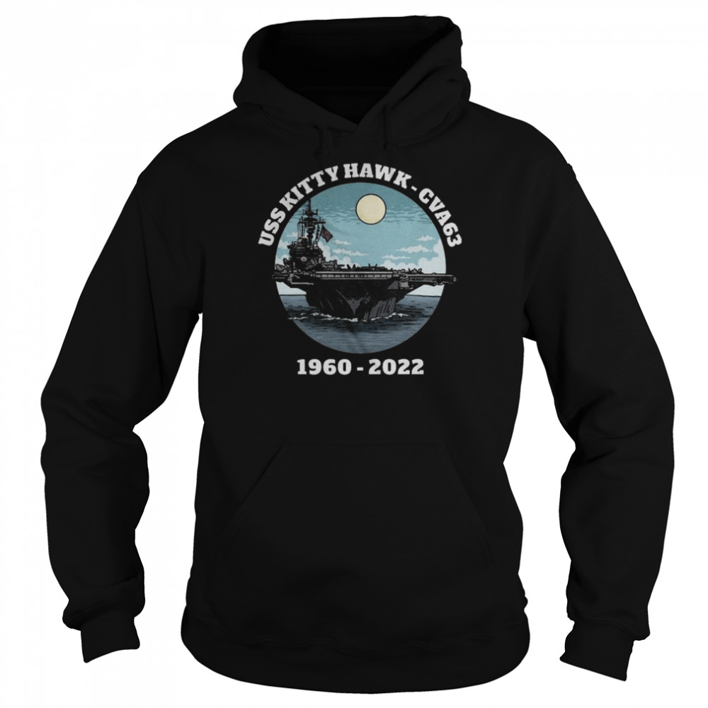 USS Kitty Hawk 1960 – 2022 Tee  Unisex Hoodie