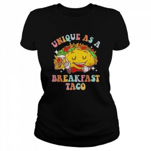 Unique As A Breakfast Taco Jill Biden Groovy Style T-Shirt Classic Women's T-shirt