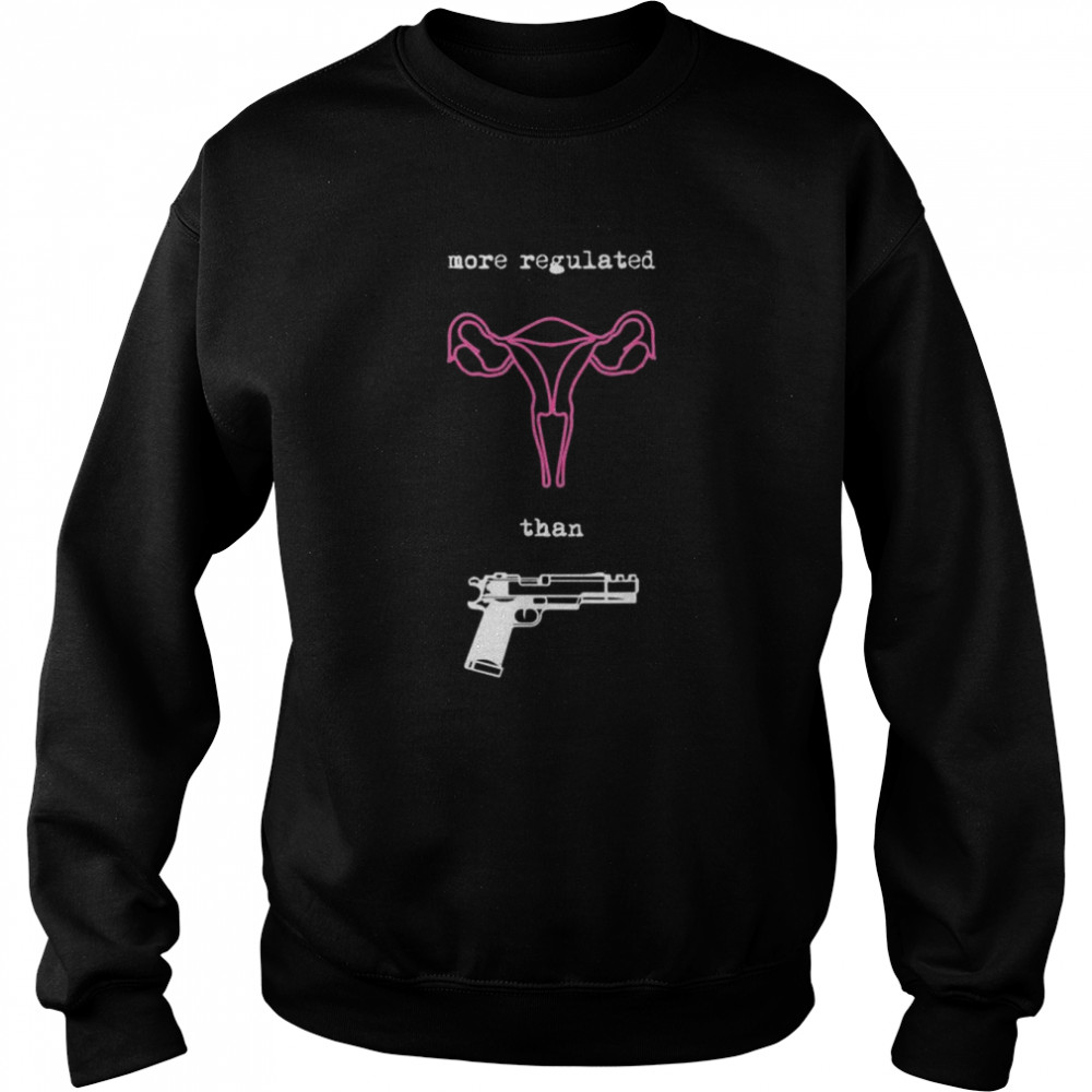 Uterus more regulated than guns pro choice reproductive  Unisex Sweatshirt