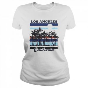 Vintage Los Angeles California Beach Souvenirs Travel Shirt Classic Women's T-shirt