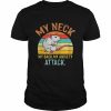 Vintage My Neck My Back My Anxiety Attack Rat Mouse Shirt Classic Men's T-shirt