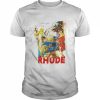 Vintage Rhude With Gods Help Angel Flower Shirt Classic Men's T-shirt