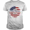 Vintage Sunflower American Flag Stars Stripes Equal Rights  Classic Men's T-shirt