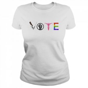 Vote Election Blm Pro Choice Gun Reform Lgbtq+ Shirt Classic Women's T-shirt