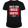 Vote For Deez Nutz 2022 President Biden Trump Retro USA Flag T-Shirt Classic Men's T-shirt