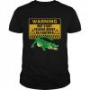 Warning alligator dear gator alligator lovers  Classic Men's T-shirt