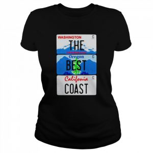 Washington The Evergreen State Oregon Best California Coast  Classic Women's T-shirt