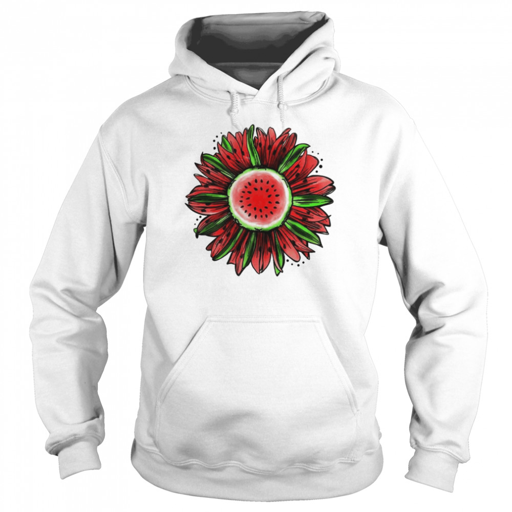 Watermelon Sunflower Summer Unisex Hoodie