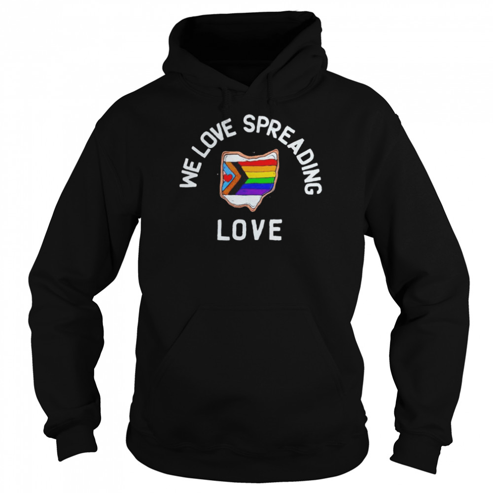 We love spreading love LGBTQ  Unisex Hoodie