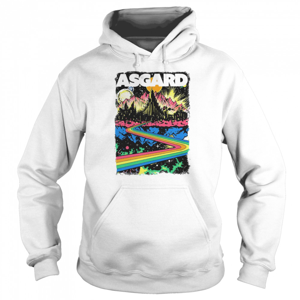 Welcome To Asgard Viking Colored Design  Unisex Hoodie