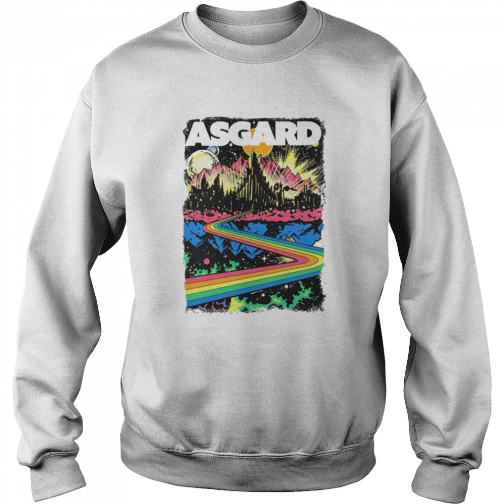 Welcome To Asgard Viking Colored Design  Unisex Sweatshirt