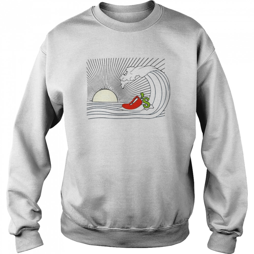 Welcome To Chilis Surfing Wave  Unisex Sweatshirt