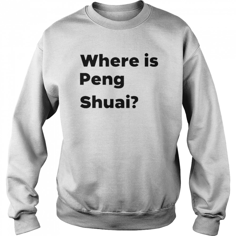 Where is Peng Shuai  Unisex Sweatshirt