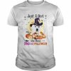 White Labrador Just A Girl Who Loves Dogs And Halloween Shirt Classic Men's T-shirt