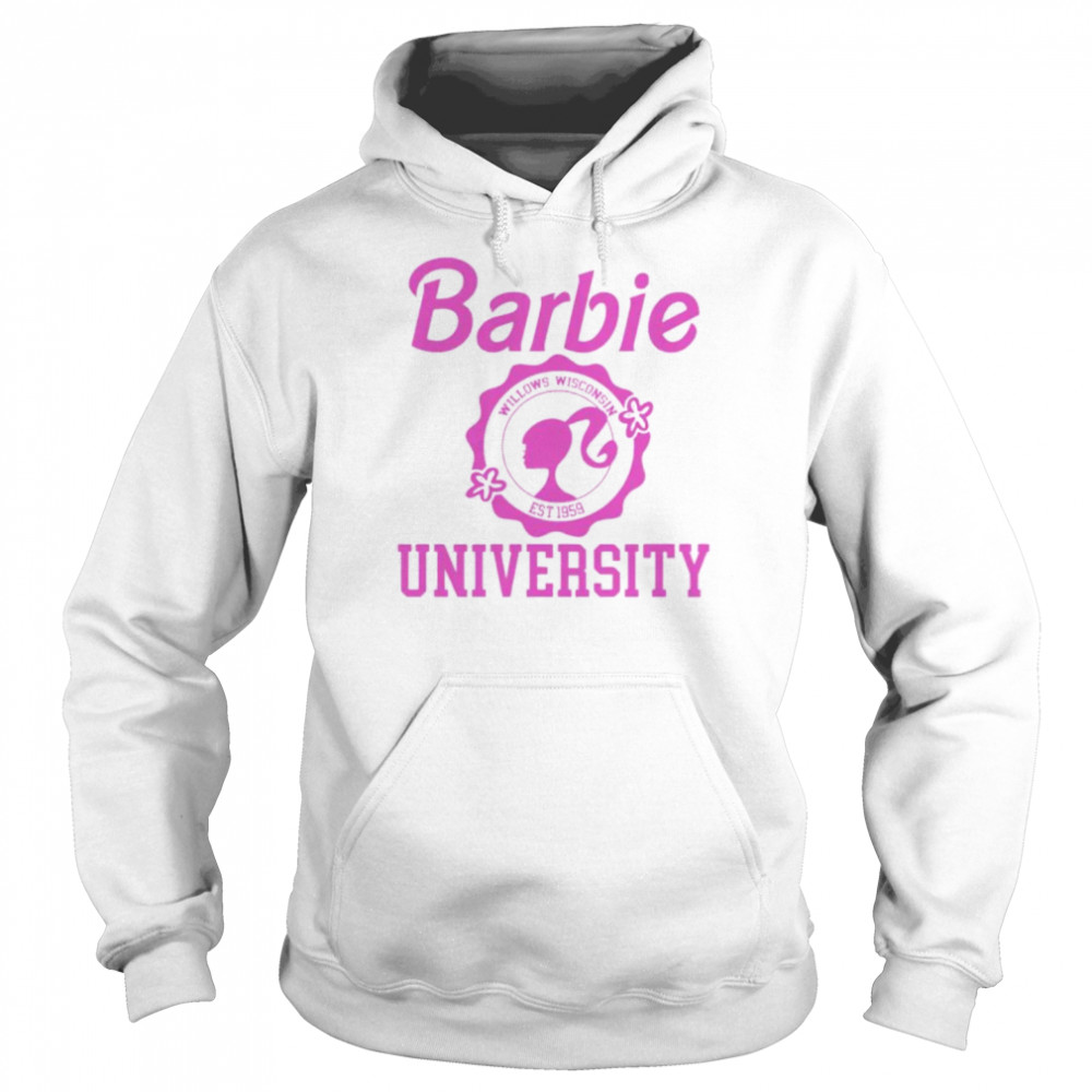 Willows Wisconsin est 1959 Barbie university  Unisex Hoodie