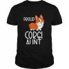 Wo Proud Corgi Aunt Pembroke Welsh Corgi Shirt Classic Men's T-shirt