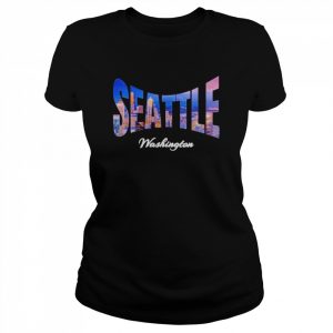 Wo Seattle Washington City Souvenirs Shirt Classic Women's T-shirt