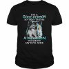 Wolf I’m a good person but don’t give me a reason to show me Evil side  Classic Men's T-shirt