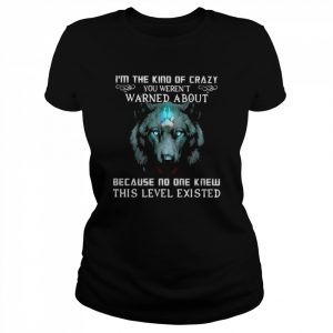 Wolf I’m the kind of crazy You weren’t warned about because no one knew this level existed  Classic Women's T-shirt