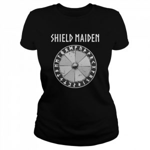 Womens Viking Shield Maiden Runes Shirt Classic Women's T-shirt