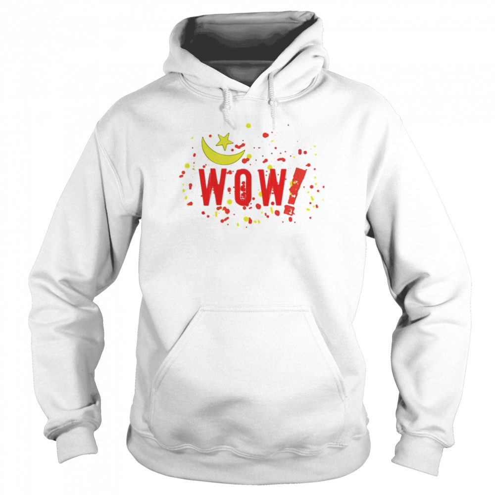 Wow! star moon  Unisex Hoodie