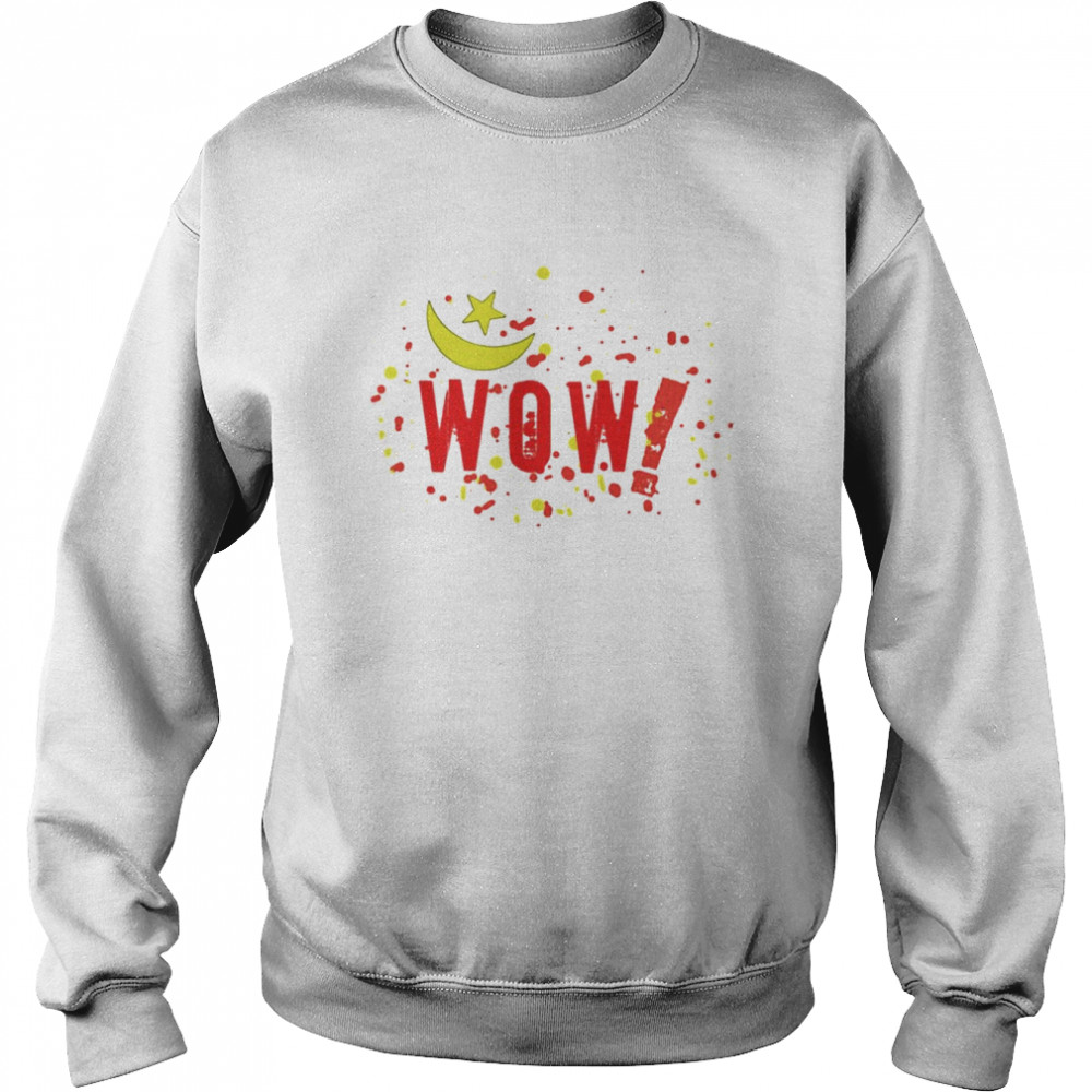 Wow! star moon  Unisex Sweatshirt