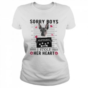 Xoloitzcuintli Sorry Boys I Stole Her Heart Shirt Classic Women's T-shirt