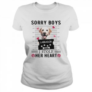 YELLOW Labrador Sorry Boys I Stole Her Heart Shirt Classic Women's T-shirt