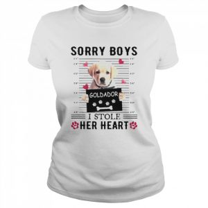 Yellow Goldador Sorry Boys I Stole Her Heart Shirt Classic Women's T-shirt