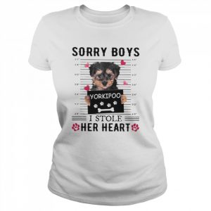 Yorkipoo Sorry Boys I Stole Her Heart Shirt Classic Women's T-shirt