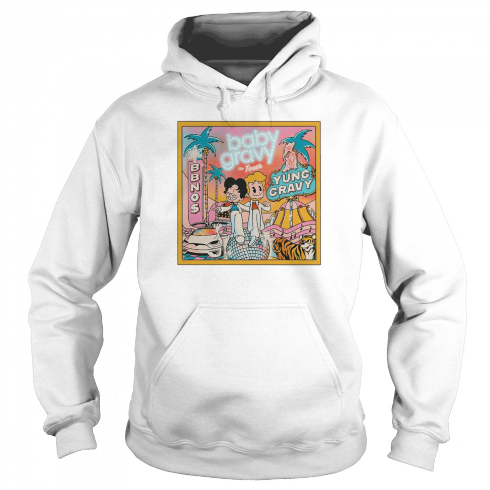 Yung Gravy Tour 2022 Baby Gravy Yung Gravy And Bbno Tour  Unisex Hoodie