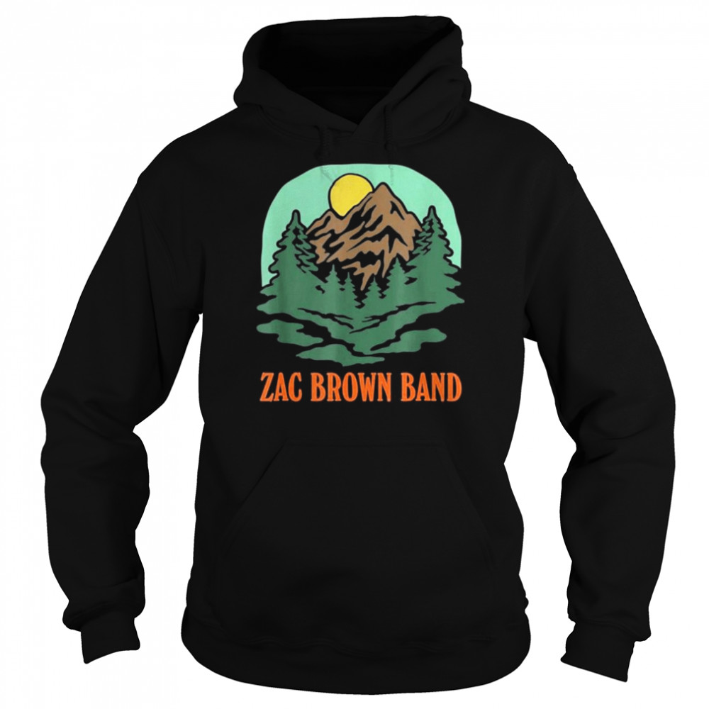 Zac Brown Band – Mountain Logo Shirt Unisex Hoodie