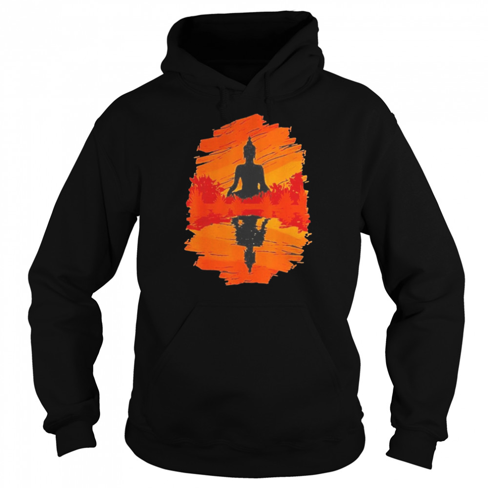 Zen Buddha Spiritual Asian Style Meditation Peace Shirt Unisex Hoodie