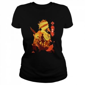 Zhongli Genshin Impact Anime Art Shirt Classic Women's T-shirt