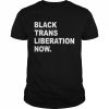 black trans liberty now  Classic Men's T-shirt