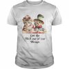 cat get the hell out of our house  Classic Men's T-shirt