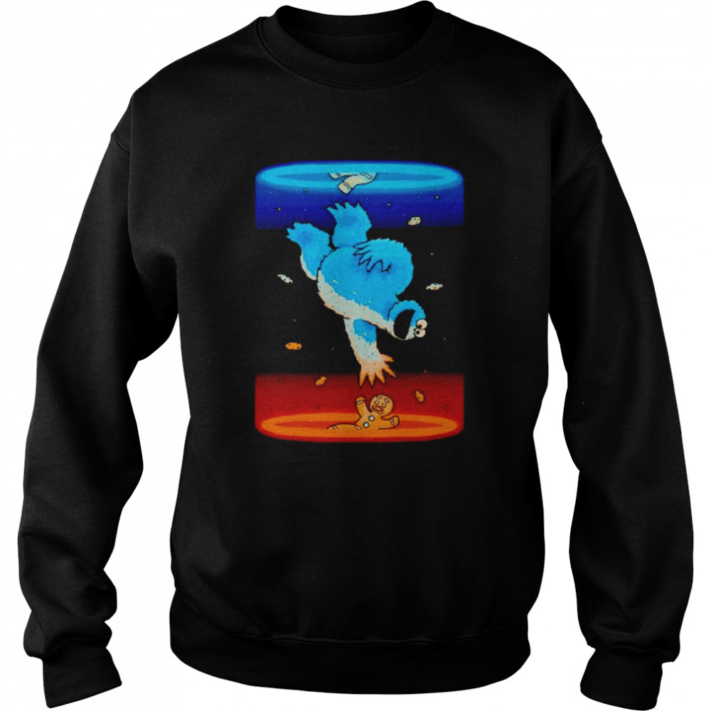 cookie Monster infinite persecution  Unisex Sweatshirt